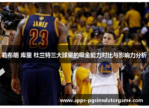 勒布朗 库里 杜兰特三大球星的吸金能力对比与影响力分析